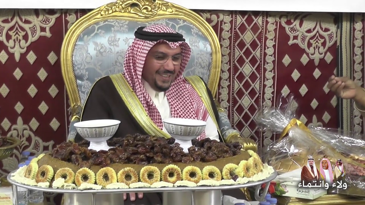 زيارة امير منطقة القصيم للشيخ متعب بن بليعيس ابن راجح وقبيلته والشيخ صالح بن نداء بن راجح في الشمط