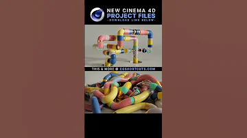 Pipes In Cinema 4D C4D Redshift Project Files 