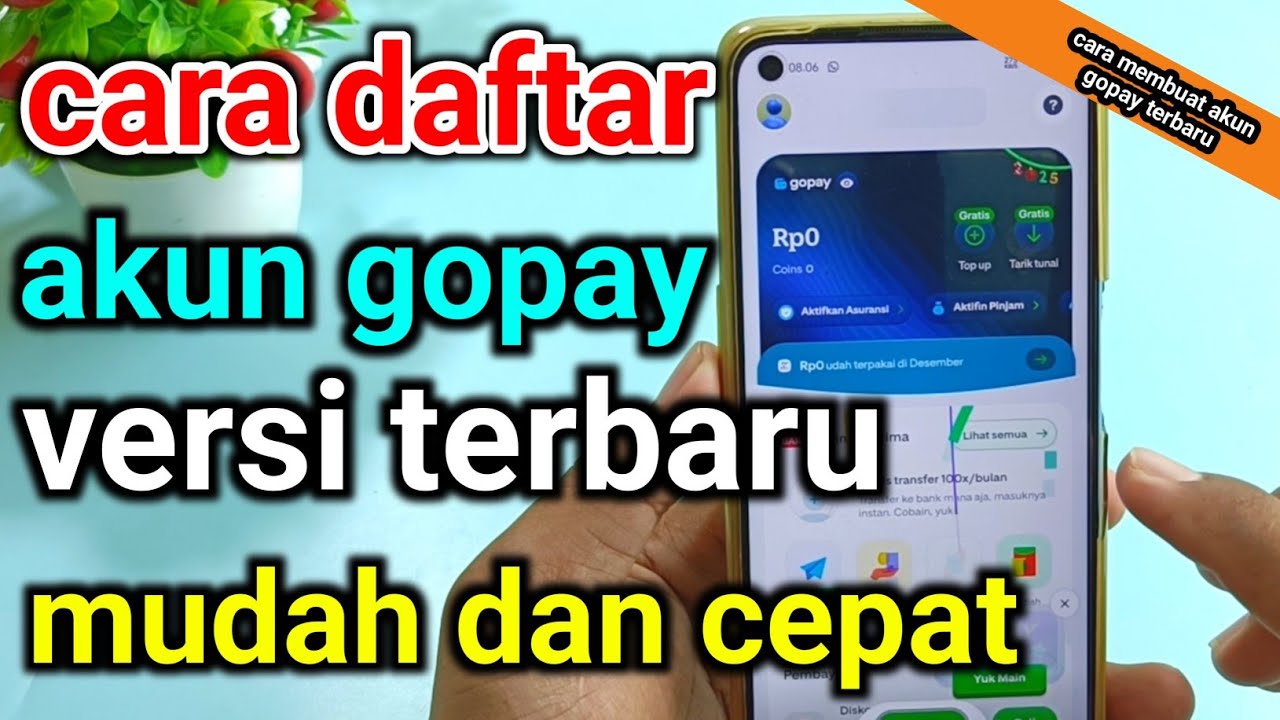 cara daftar akun gopay versi terbaru , 100% berhasil . membuat akun ...
