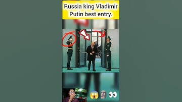 Russia king Vladimir Putin best entry 👀😱 #sigma #respect #putin #russia #bodyguard #shortvideo