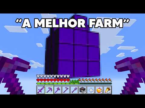 A FARM DE XP MAIS APELONA DO MINECRAFT (nível de XP = tamanho da borda)