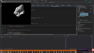 Controllable ghost using cloth simulation