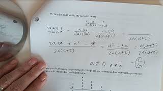 Honors Algebra 2 Spring Benchmark Review- Calculator Section pt. 4, Questions 17 - 29