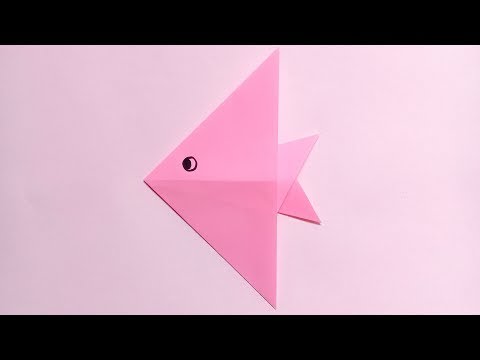 Video: Hoe Maak Je Een Origami Vis?