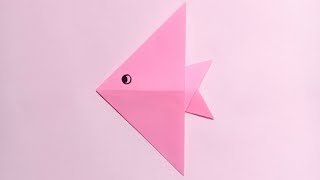 origami fish easy for kids Resimi