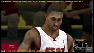 NBA 2K14 || SamMiyen10(Heat) vs NightWolf(Spurs)