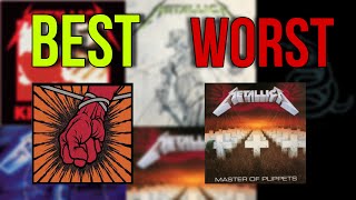 I Listenend To All Metallica Albums: Chrono-Rank