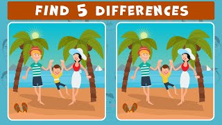 【Find the Difference】- Can you spot all the differences? - People 5 | Puzzle #71