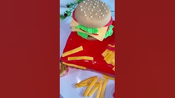 #mcdonalds burger cake#shorts# #shorts#❤❤❤