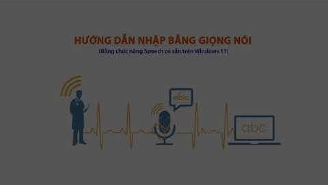 Hướng dẫn nhập dữ liệu bằng giọng nói