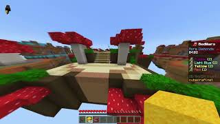 Cubecraft Bedwars Teams of 2 gameplay...