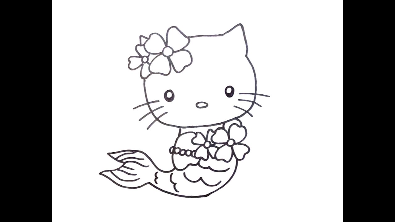 how-to-color-a-cute-kitty-mermaid-from-hello-kitty-drawing-and