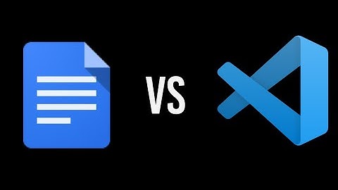 Google Docs vs VSCode for coding interviews