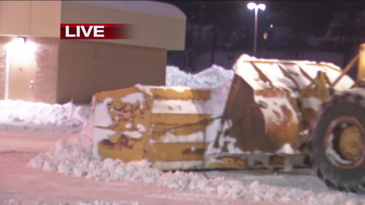 Residents digging out after lake effect storm slams south towns - YouTube