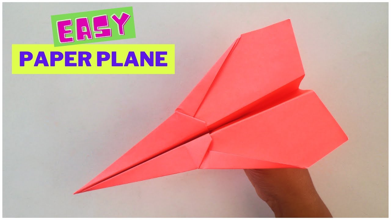 How to Make Paper Plane that Keeps Flying !! - YouTube
