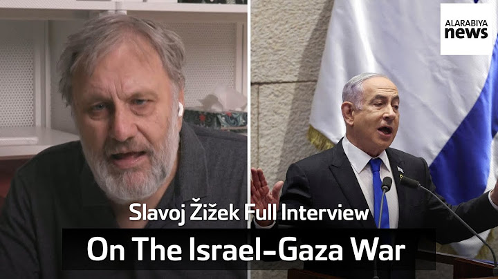 Philosopher Slavoj Žižek: Israel Needed This War In Gaza To Create A Greater Israel | Full Interview