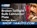 How to Replace Tail Light Circuit Board 2002-06 Dodge Ram 1500