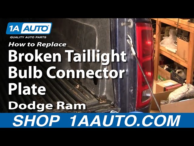 How To Replace Tail Light Circuit Board 02 06 Dodge Ram 1500 1a Auto