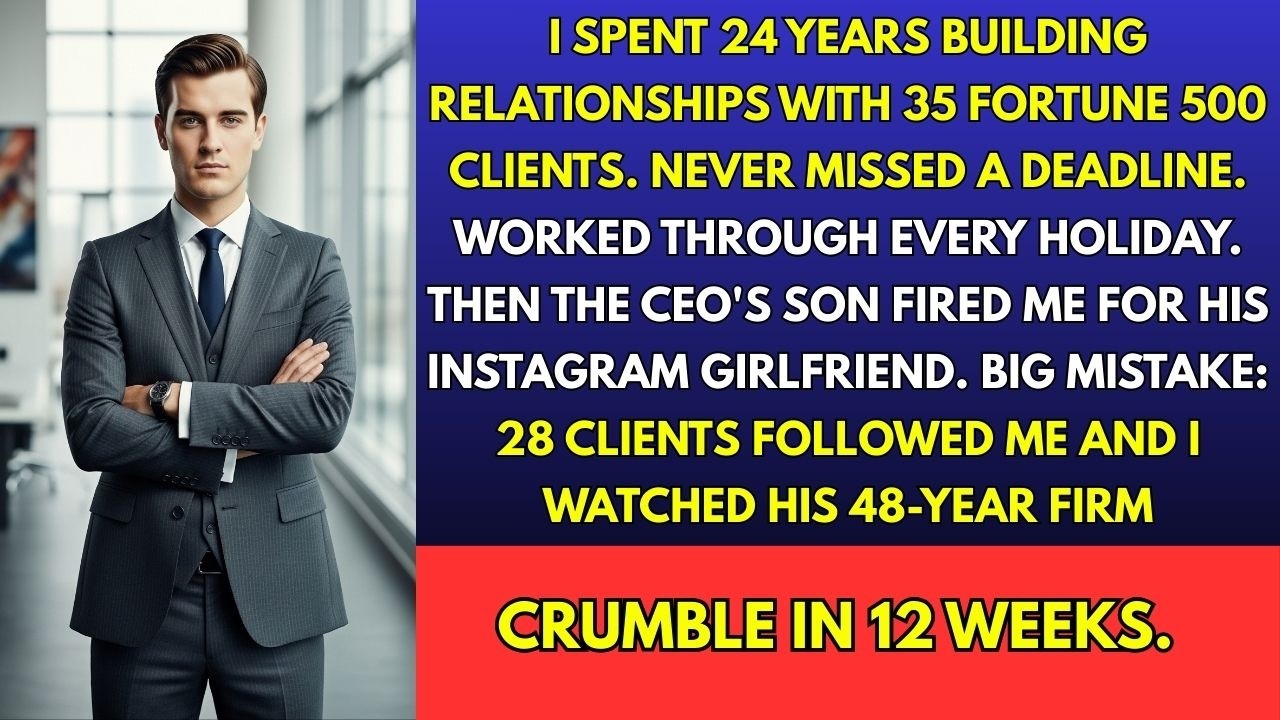 I Got Fired by the CEO's Son—So 28 Clients Followed Me.