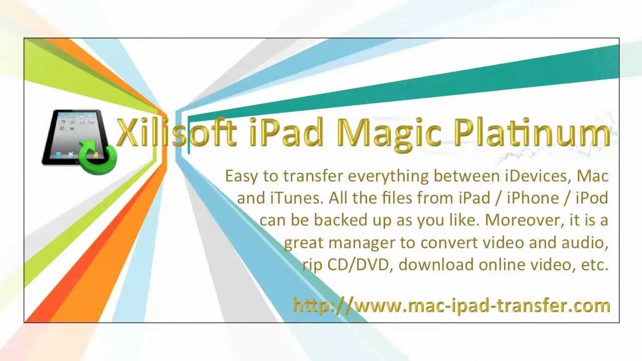 Introducing iPad Magic Platinum for Mac (Backup, Transfer and Manage Everything from iDevices)