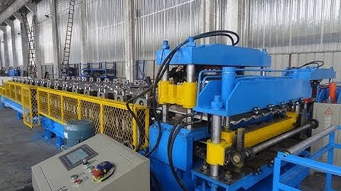 Metal Tile Double Layer Roll Forming Machine Video