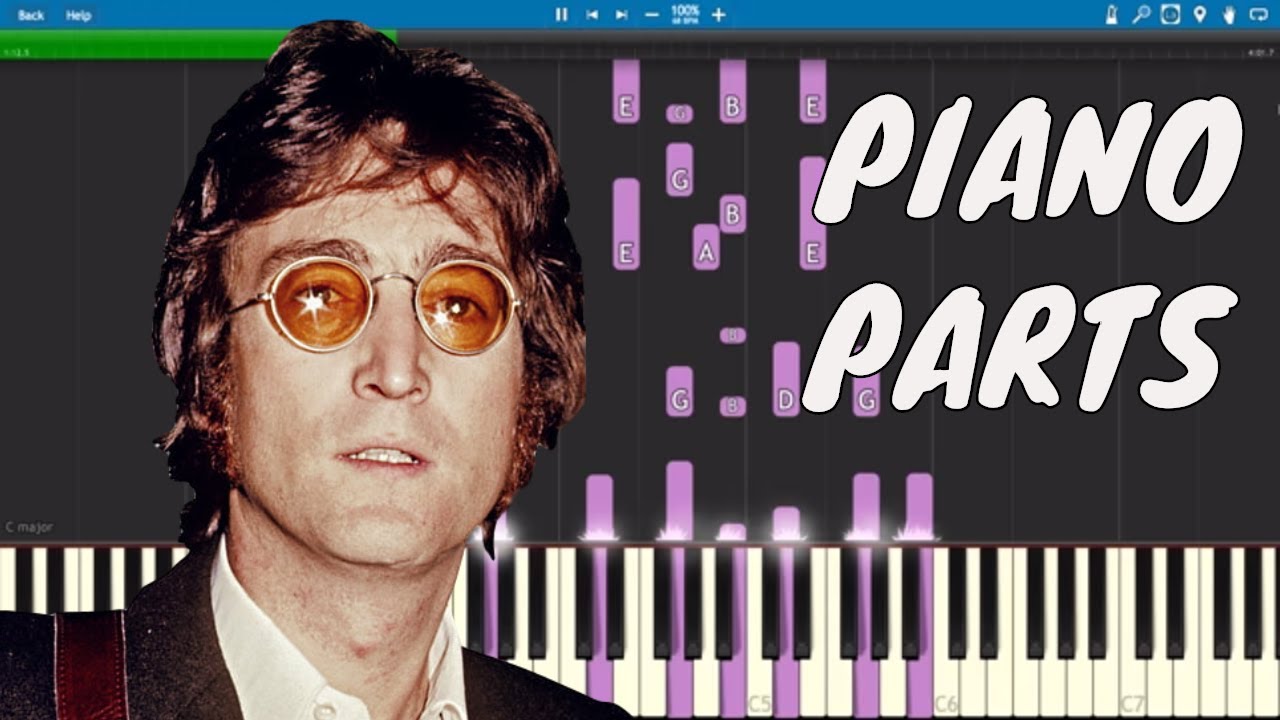 John Lennon - Jealous Guy Piano Parts ONLY