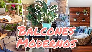 Diseño de BALCONES☀️🪴 || diseños modernos en espacios pequeños💥🪴