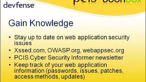 Web Application Security Fundamentals Webinar pt 4