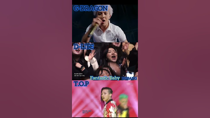 GD vs D-LITE vs T.O.P   Fantastic Baby❤️#bigbang #kpop #korean #thanos #gdragon #top #japan #music