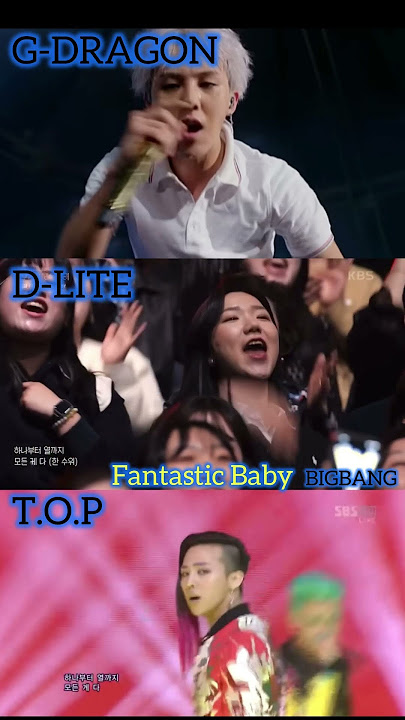 GD vs D-LITE vs T.O.P   Fantastic Baby❤️#bigbang #kpop #korean #thanos #gdragon #top #japan #music