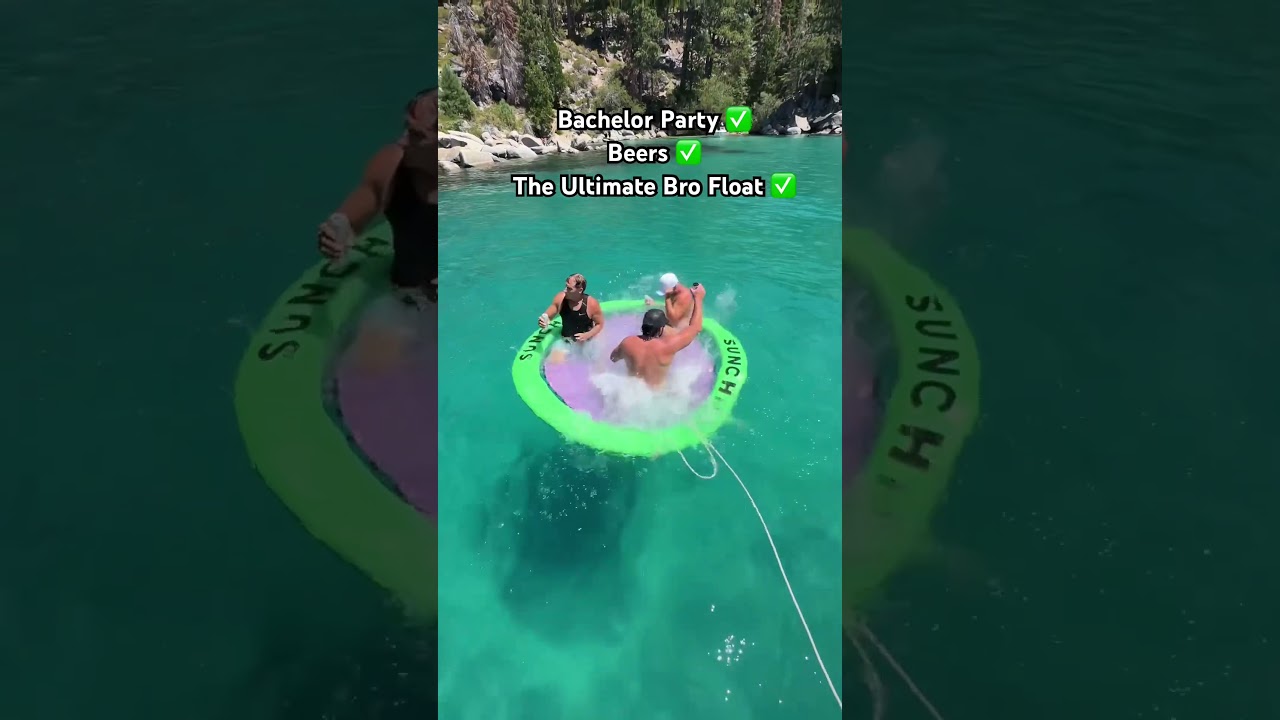 Sometimes the bros just need to float 