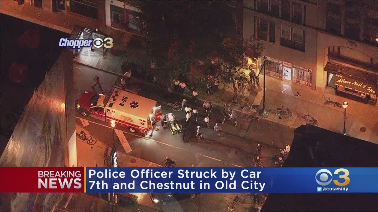 Philadelphia Police Officer Struck By Car In Hit-And-Run, Police Say ...
