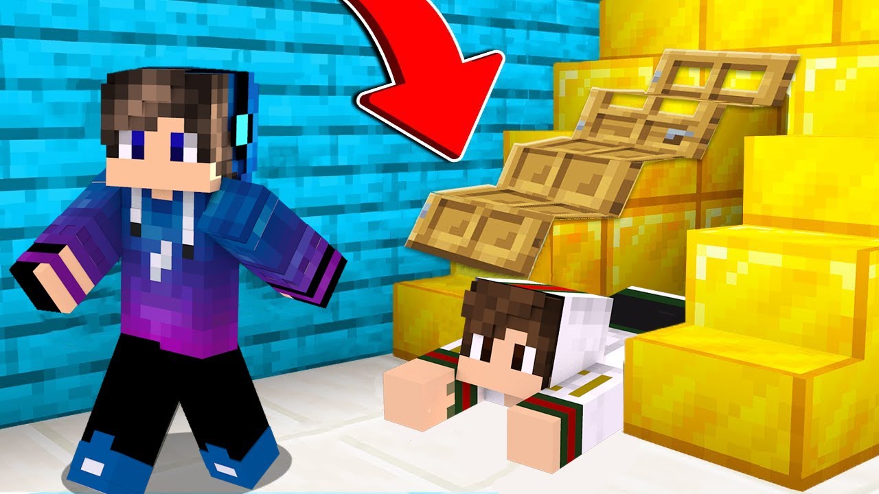 استخبيت في منزل اعدائي لمدة 24 ساعة بدون ما يعرفون ( هاكر الاختفاء ) ماين كرافت