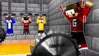 YOUTUBERS PRESOS DENTRO DE UMA ARMADILHA no MINECRAFT ✭ Guihh ✭