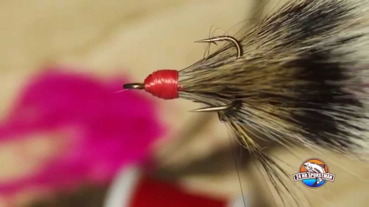 Tying Squirrel Hair for Dressed Treble Hooks 