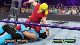 WWE 2K22 Street Fighter vs. Mortal Kombat in a Ladder Match screenshot 4