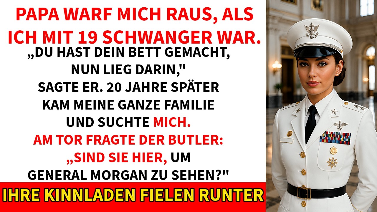 „Raus aus meinem Haus!“ – Mit 19 schwanger verstoßen… 20 Jahre später tauchte General Morgan auf.