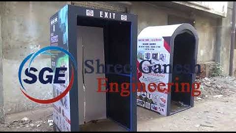 Disinfectant tunnel machine/ Automatic sanitizer machine