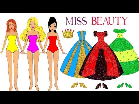 PAPER DOLLS DRESS UP HANDMADE COSTUMES DRESSES FOR CONTEST