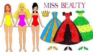 PAPER DOLLS DRESS UP HANDMADE COSTUMES DRESSES FOR CONTEST