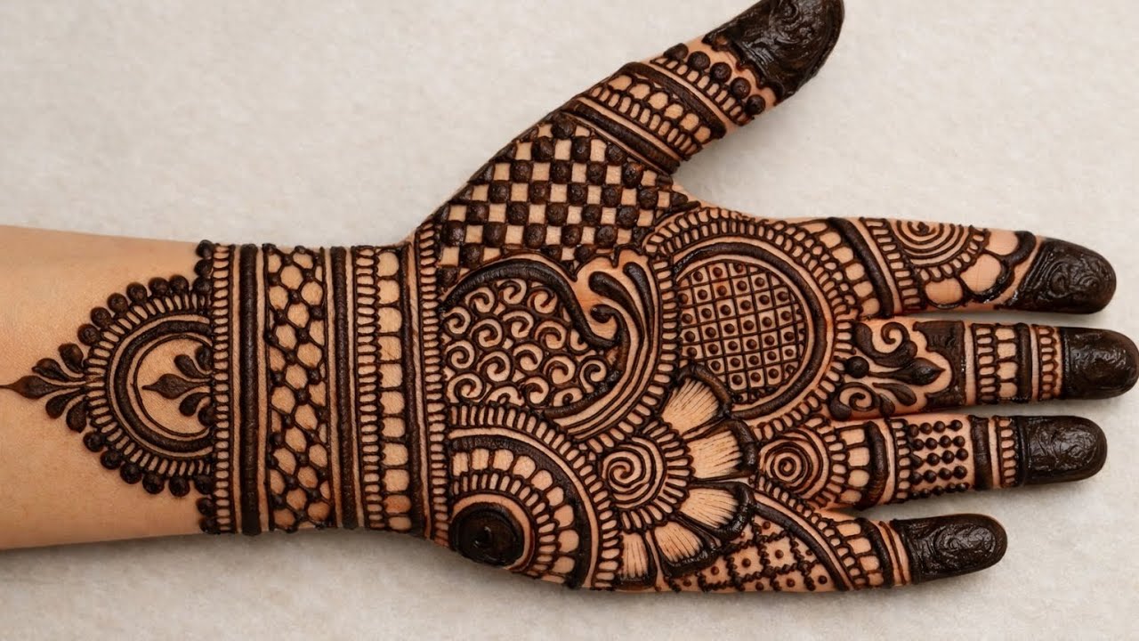 Simple beautiful front handmehandi | easy beautiful Arabic mehandi design | mehandi design | mehandi