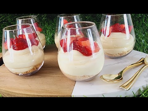 🔴 EN VIVO Mini Vasitos de Cheesecakes para tus mesas de postres 😋