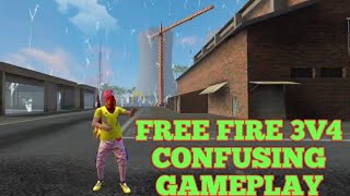 Free Fire Confusing Gameplay Garena 3V4