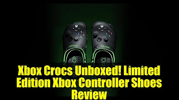 Xbox Crocs Unboxed! Limited Edition Xbox Controller Shoes Review