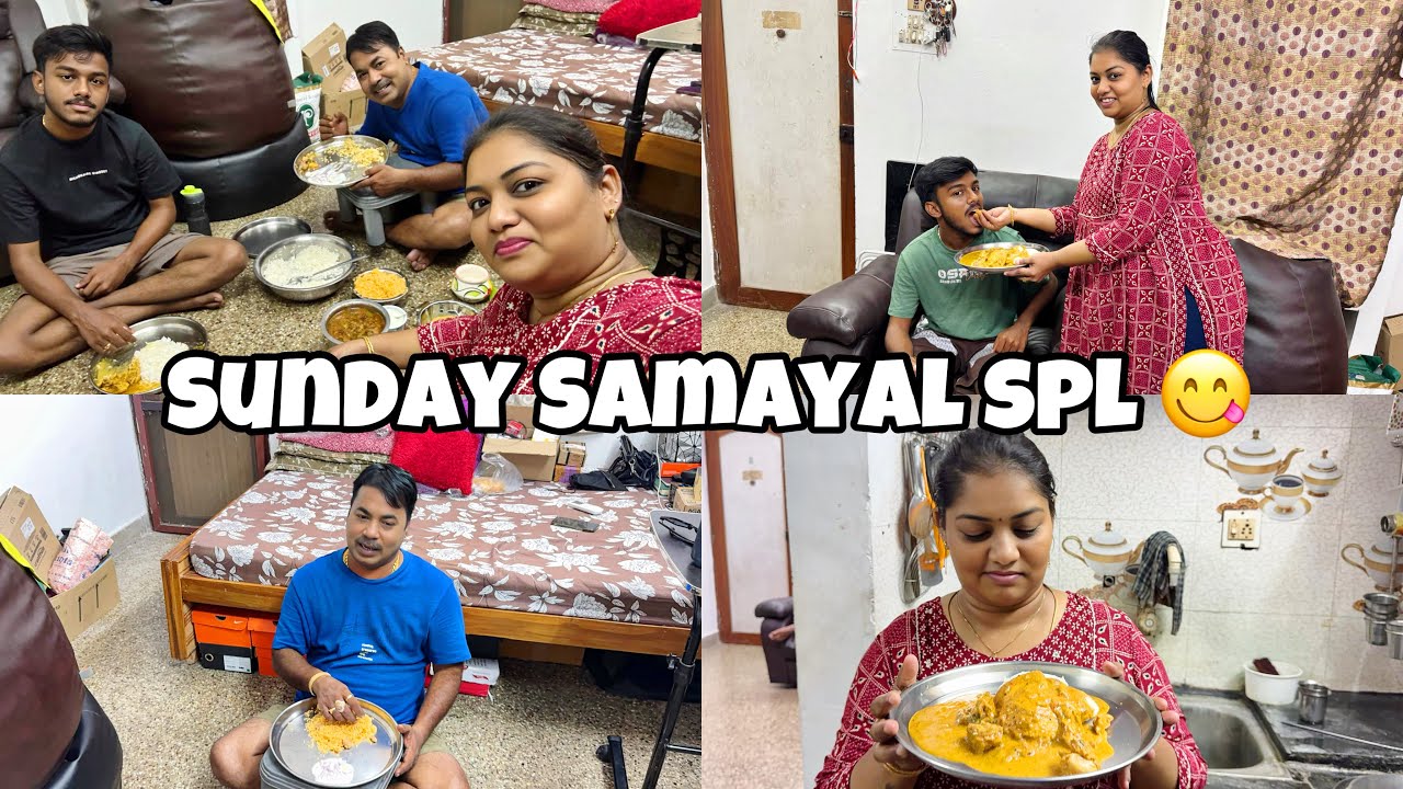 Sunday samayal non veg விருந்து😋 Mama with Babyma