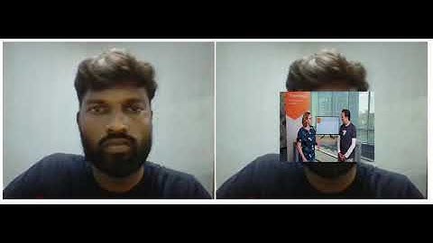 Detect face and move video frames