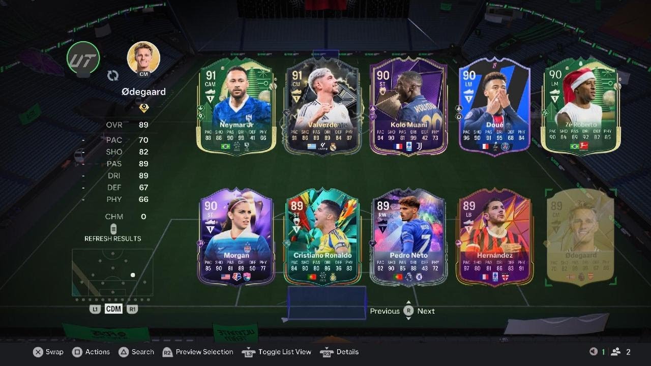 I opened 1 of 5 Campaign pick and packed a UCL RTTF player...