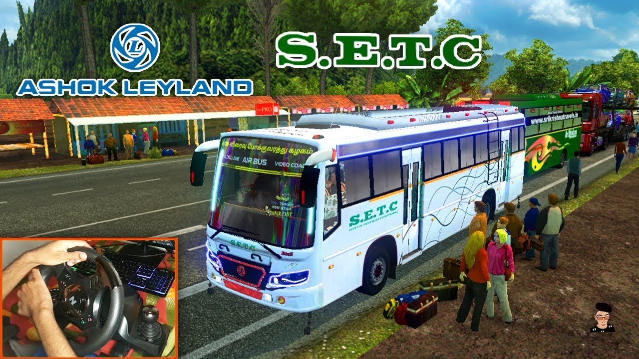 Bus Overspeed SETC Ultra Deluxe Bus Mass Driving On City Roads | SETC Bus Overspeed ...