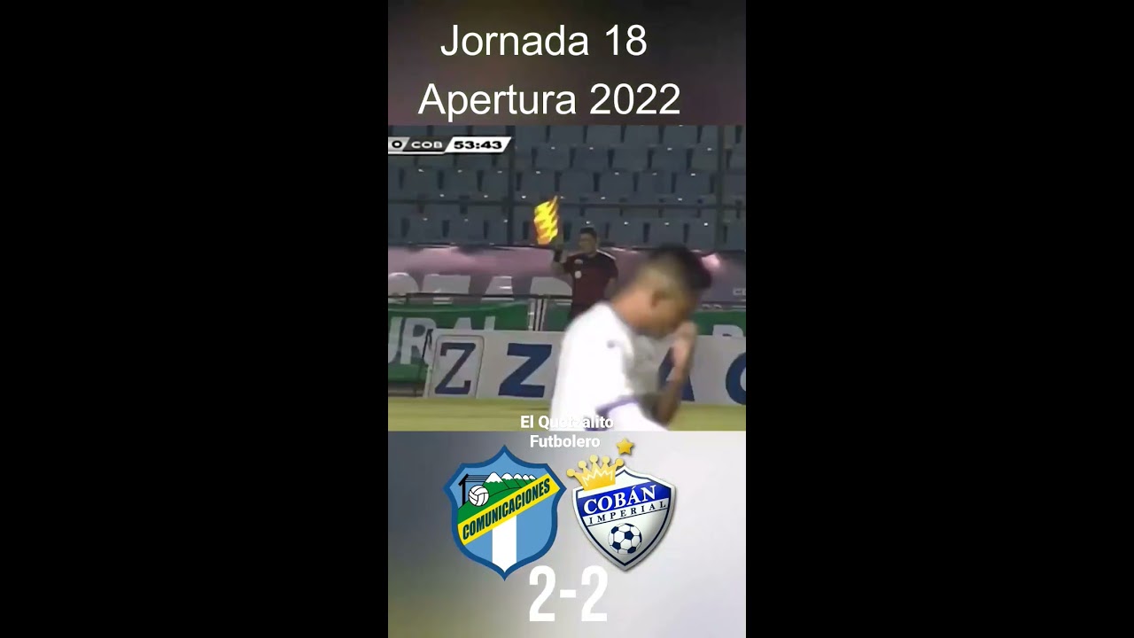 GOAL SUMMARY - Comunicaciones 2 vs Cobán Imperial 2 - Matchday 18 Apertura 2022