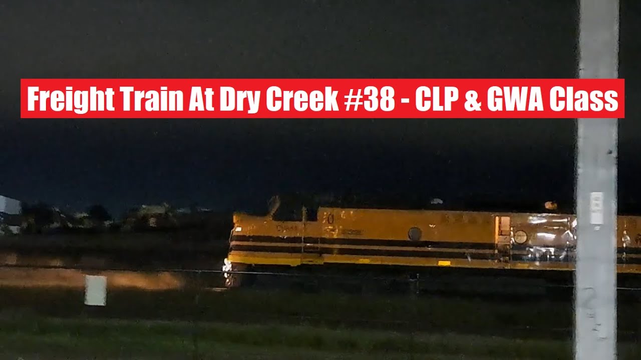 Freight Train At Dry Creek #38 - CLP & GWA Class - Grain Train ...
